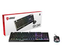 MSI Vigor GK30 Combo - Teclado Gaming RGB 6 Zonas + Ratón GM11 5000 DPI, Diseño Ambidiestro, Conexión USB 2.0
