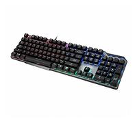 MSI Vigor GK50 Elite Box White Teclado mecánico gaming - Kailh Box White (Clicky), teclas ergonómicas, acabado metálico, base antideslizante, luz RGB Mystic por tecla, USB 2.0 - Tamaño completo