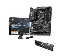 MSI Z890 Gaming Plus - Placa Base WiFi, ATX, Compatible con Core Ultra Series 2 Intel, LGA 1851, DDR5, PCIe 5.0, M.2, SATA, LAN de 5 Gbps, USB C, WiFi 7, Bluetooth 5.4, Thunderbolt 4+RAM DDR5 de Alta