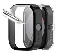 Msiall [2 Piezas] Película Protectora de Pantalla Negro Transparent con Vidrio Templado para,dureza 9H, Estuche Protector Completo Delgado para Inteligente CMF by Nothing Watch Pro/CMF Watch Pro