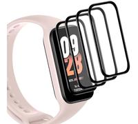 Msiall [4 Piezas Protector de Pantalla Compatible con mi Band 8 Active, Resistente a los arañazos, Sensible al Tacto, sin Burbujas, fácil aplicación, película esmerilada, Cobertura Total