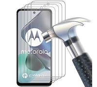 Msiall [4 Piezas Vidrio Templado Compatible con Motorola Moto g23 Película Protectora [sin Burbujas] [Fácil de Instalar], antihuellas, dureza 9H