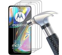 Msiall [4 Piezas Vidrio Templado Compatible con Motorola Moto g82 Película Protectora [sin Burbujas] [Fácil de Instalar], antihuellas, dureza 9H