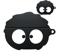 Msiall de Silicona Compatible con Huawei FreeBuds SE 2, [Admite Carga inalámbrica] [Funda Protectora a Prueba de Golpes] [Funda [Mosquetón] Lindo de Dibujos Animados en 3D Big Eyes