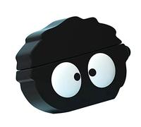 Msiall de Silicona Compatible con OPPO Enco Air, [Admite Carga inalámbrica] [Funda Protectora a Prueba de Golpes] [Funda [Mosquetón] Lindo de Dibujos Animados en 3D Big Eyes