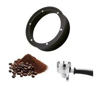 MSIHEY Anillo dosificador de café, embudo de aluminio de 1,7 mm de grosor, reutilizable, apto para portafiltros de café de 58 mm para rellenar con precisión el café molido