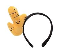 Msioytog 1 Diadema vegetariana caprichosa Accesorio para cabello con puerro y chile de dibujos animados para cosplay, accesorios de Halloween y escenario Accesorio para cabello vegetariano
