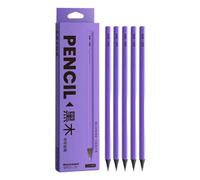 Msioytog 10 lápices de madera con agarre hexagonal, lápices de dibujo profesionales de madera para niños en edad preescolar, escritura a mano, bocetos, lápices de escritura para niños pequeños