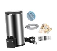Msioytog Acuarios de Acero Inoxidable Filtros de Recipiente Barriles Acuarios Tanques de Peces Barriles de Filtro Externo con Bombas de Agua Pequeño Cubo de Filtro de Acero Inoxidable
