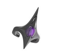 Msioytog Anillos con púas atrevidas de aleación de metal con apertura ajustable para un ajuste único Regalo punk ideal para entusiastas de oscura Anillos punk
