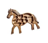 Msioytog Bandeja de frutas de madera hecha a mano con un diseño animal único, ideal para entretener a los invitados y exhibir golosinas