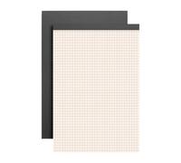 Msioytog Bloc de notas, notas de gruesas y amigables, múltiples formatos, páginas fáciles de rasgar para estudiantes profesionales, regalo, cuaderno de grueso