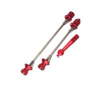 Msioytog Brocheta de Bicicleta de liberación rápida, Sistemas de Bloqueo antirrobo, Ejes de Acero de Resistencia para Durabilidad de Bicicletas de Carretera, brocheta de buje de Bicicleta