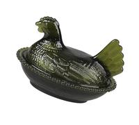 Msioytog Caja de para Dulces con Forma de gallina en Nido, Caja Cubierta para Aperitivos, postres, Granjas de Pascua, Decoraciones de Escritorio, Regalo de en Nido, Tarro de Caramelo con de
