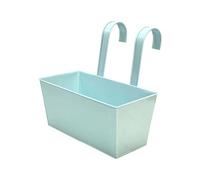 Msioytog Caja Rectangular Colgante, decoración de Escritorio, Regalo, contenedor de Plantas, Adorno, Caja Retro, macetero de Paisaje, macetero de Hierro y Metal