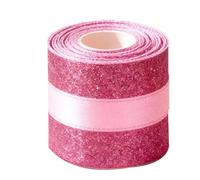 Msioytog Cinta Decorativa fácil de Formar un Lazo sin Herramientas, Accesorio Brillante para Envolver Regalos rápidamente en un Color romántico a Prueba de deshilachados