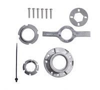 Msioytog Conjunto de Cubo de transmisión para Lavadora de Servicio W10324651 con Llave Inglesa TB123A y Tornillos, Piezas de Repuesto para Lavadora