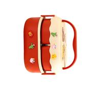 Msioytog Contenedor de almuerzo en 1600 ml Aislamiento térmico Materiales PP + de grado alimenticio para niños Picnics escolares Utilice lonchera con compartimentos
