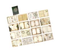 Msioytog Cuaderno con relieve de estilos retro Tamaño compacto y liso para disfrutar de escritura sostenible en diversos contextos Cuaderno de dura
