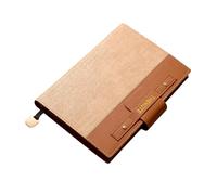 Msioytog Cuaderno de diario con encuadernación con hilos resistente a la pérdida de páginas para uso a largo plazo en investigación, negocios o documentación académica Cuaderno vintage