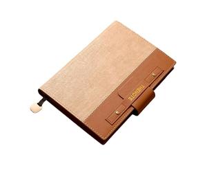 Msioytog Cuaderno de diario con encuadernación con hilos resistente a la pérdida de páginas para uso a largo plazo en investigación, negocios o documentación académica Cuaderno vintage