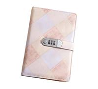 Msioytog Cuaderno diario protegido con contraseña con cubierta gruesa premium de 200 páginas Ideal para oficinas y viajes Uso de grabación Diario con contraseña
