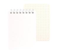Msioytog Cuaderno portátil de 128 páginas, cuaderno de encuadernación de bobina para tomar notas de estudiantes, forrado/punteado/cuadriculado/sin rayas, portátil de 3x4, 5 pulgadas