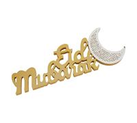 Msioytog Eid Festival Carta Adorno de exhibición para Sala de Estar u Oficina Decorativo Ramadán Decoración del hogar Suministros de Fiesta Decoración navideña islámica
