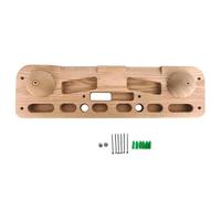 Msioytog Entrenamiento de dominadas con Agarre para los Dedos, diapasón de Escalada, Tabla de Entrenamiento para Escalada en Roca y búlder, Tabla Colgante, diapasón de Madera para Colgar Duradero