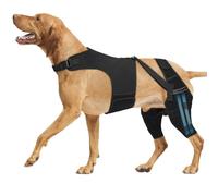 Msioytog Envoltura Protectora para piernas de Perro para manejo de Dolores y prevención de Lesiones Envoltura de Soporte Ajustable para piernas Ayuda de Movimiento para Perros