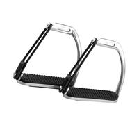 Msioytog Estribos de equitación de Grado Experto construidos con Acero Inoxidable Que resiste daños y Tiene Forma fácil de Usar Estribos de Entrenamiento para Caballos