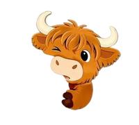 Msioytog Etiqueta Adhesiva para decoración de Pared con Vista de Vaca de Tierra, Adornos para Esquinas de Puertas, Deacl para Decoraciones de Espacios Habitables y Oficinas