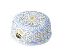 Msioytog Funda para la Cabeza Plegable Unisex Yarmulke, Adecuada para sinagoga, Todas Las Edades, Festival Kufi Headwear