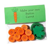 Msioytog Juego Completo de Manualidades con Adornos para Festivales, Botones, Conejos, Huevos y Zanahorias con Accesorios para decoración navideña, Decoraciones de Conejos de Placer