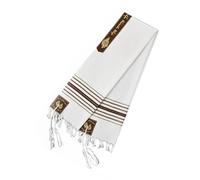 Msioytog Mantón de Oraciones con Flecos de Letras Hebreas Tallit para Ceremonias Espirituales Evento Religioso Diseño Unisex Mantón de Oraciones Tradicionales Judíos