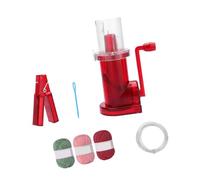 Msioytog Máquina tejedora de cordón, Molino de Tejer con Hilo, Aguja, cordón, Pulseras de Tejer operadas a Mano, Herramienta para Tejer, trenzadora de manivela