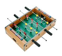 Msioytog Pequeño y Compacto Juego de fútbol, Herramientas de negación de Montaje rápido, construcción de Madera Blanda, transportable para Fiestas, reuniones sociales, Escritorio de Oficina, fútbol