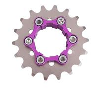 Msioytog Ruedas Libres de Bicicleta de Carretera, Rueda Dentada de Sola Velocidad de Acero de Resistencia, Ruedas Libres de piñón para Bicicletas, Tensor de Bicicleta, Volante de inercia de