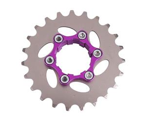 Msioytog Ruedas Libres de Bicicleta de Carretera, Rueda Dentada de Sola Velocidad de Acero de Resistencia, Ruedas Libres de piñón para Bicicletas, Tensor de Bicicleta, Volante de inercia de