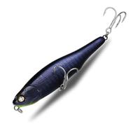 Msioytog Señuelos de Pesca con lápiz Topwater de 10cm y 12, 8g, cebos Artificiales para pasear Perro con Anzuelo, cebos Duros para truchas, señuelos de Agua Salada