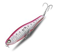 Msioytog Señuelos de Pesca con lápiz Topwater de 10cm y 12, 8g, cebos Artificiales para pasear Perro con Anzuelo, cebos Duros para truchas, señuelos de Agua Salada