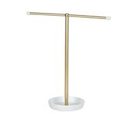 Msioytog Soporte de Clip para cabello de Metal, organizadores de joyas para pulseras, anillos, relojes, tocador de escritorio, almacenamiento en encimera, soporte de joyería para ahorrar espacio