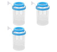 Msioytog Tanques de vivero de Peces Betta Conveniente Caja de cría de Peces de para criar alevines en acuarios con Montaje de Ventosa/Caja de cría Flotante 3 Piezas