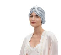 Msioytog Y Gorro de Dormir de Seda elástica, Envoltura para Cabello Bonne para Varios Tipos de Cabello, se Mantiene en Lugar Toda la Noche, Gorro de Cuidado de Seda