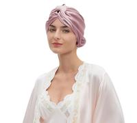 Msioytog Y Gorro de Dormir de Seda elástica, Envoltura para Cabello Bonne para Varios Tipos de Cabello, se Mantiene en Lugar Toda la Noche, Gorro de Cuidado de Seda