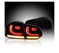 Msisuhoa Luz Trasera Coche Para VW Para Golf 6th Gen Mk6 Hatchback 08-14 Luces Traseras LED Mercado Accesorios Con Señal Giro Secuencial Ámbar Piloto Posterior