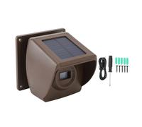 Msiud Alarma de Entrada Solar Inalámbrica Fuera del Rango de 800 M, de Alerta de Movimiento de Movimiento de Resistencia a la Intemperie y Detector de Resistencia a la Intemperie Al