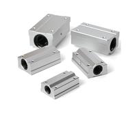 MSJLRSJYT 2 Piezas SCS8LUU SCS10LUU SCS12LUU SCS13LUU SCS16LUU SCS20LUU Bloque de rodamiento Lineal de Bolas de 12 mm(SCS20LUU)