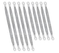 Mskidand 10 correas universales para el suelo del automóvil, kit de correa de tierra de motor de 10/12 pulgadas, correas de tierra de cobre trenzadas