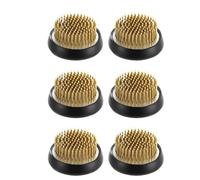 Mskidand 6 ranas de flores, soportes redondos de latón de 2.1 pulgadas, ranas florales japonesas Ikebana, arreglos florales